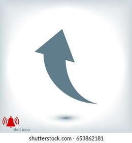 arrow icon, vector best flat icon, EPS