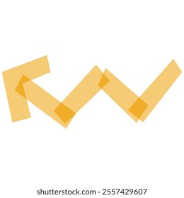 Arrow icon. Arrow vector collection. Modern simple arrow colored marker style isolated on transparent background 