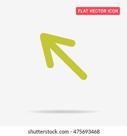 Arrow icon. Vector concept illustration for design.