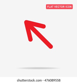 Arrow icon. Vector concept illustration for design.