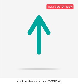 Arrow icon. Vector concept illustration for design.