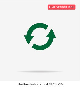 Arrow icon. Vector concept illustration for design.