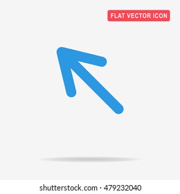 Arrow icon. Vector concept illustration for design.