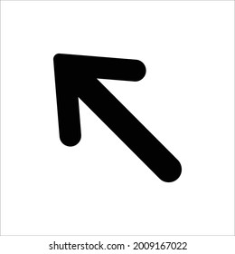 diseño vectorial de icono de flecha arriba