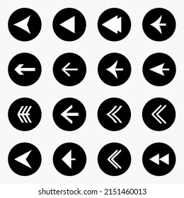 Arrow icon vector design. Big set of vector flat arrows. Collection of concept arrows for web design, mobile apps, interface and more.