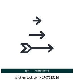 Arrow icon vector design element eps 10