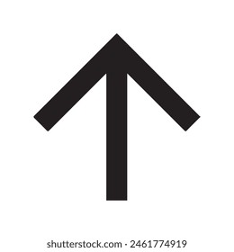 Up arrow icon vector design in eps 10 