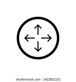 Arrow Icon Vector Design Illustration