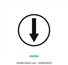 Arrow Icon Vector Design Illustration
