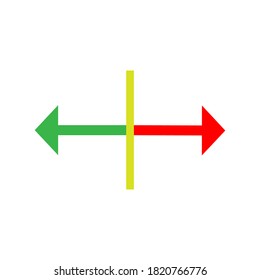 arrow icon vector design illustration