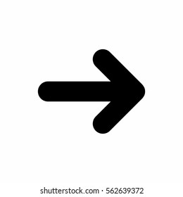 Arrow icon vector design isolated on white background 