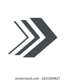 Ícone de seta design vetorial, velocidade, direção e ícone de conexão símbolo ilustração de design vetorial. 