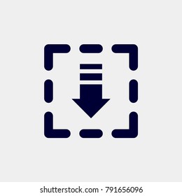 arrow icon vector download icon