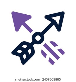 arrow icon. vector dual tone icon for your website, mobile, presentation, and logo design.