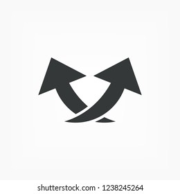 arrow icon . Vector  Eps 10 