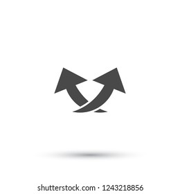 arrow icon . Vector  Eps 10 