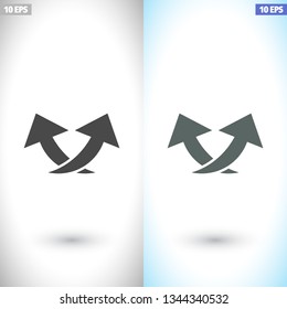 arrow icon . Vector  Eps 10 