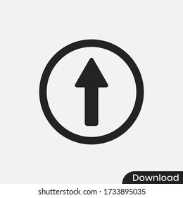Up arrow icon vector eps 10
