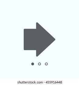 Arrow Icon, vector, icon flat