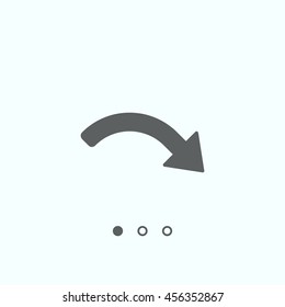 arrow Icon, vector, icon flat