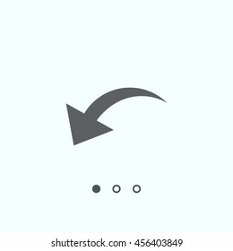 arrow Icon, vector, icon flat