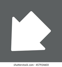 Arrow Icon, vector, icon flat