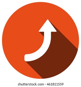 arrow Icon, vector, icon flat