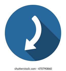 arrow Icon, vector, icon flat