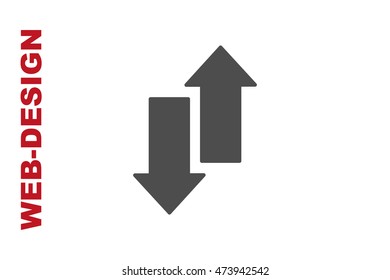 arrow Icon, vector, icon flat