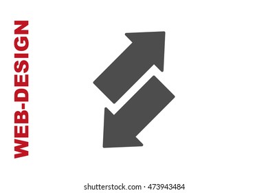 arrow Icon, vector, icon flat