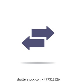 arrow Icon, vector, icon flat
