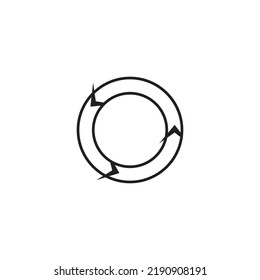 Arrow icon vector flat design illustration