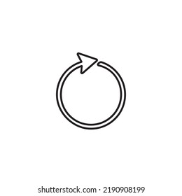Arrow icon vector flat design illustration