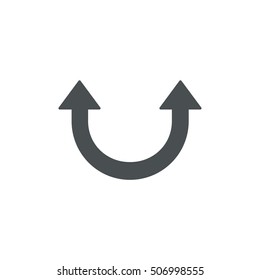 Arrow Icon Vector flat design style