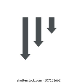 Arrow Icon Vector flat design style