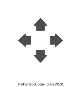 Arrow Icon Vector flat design style