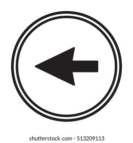  Arrow icon, vector. Flat design.
