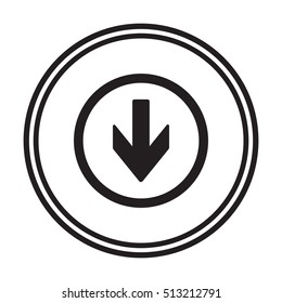  Arrow icon, vector. Flat design.