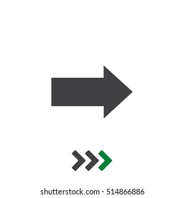 Arrow Icon Vector flat design style