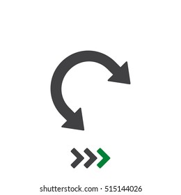 Arrow Icon Vector flat design style