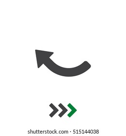 Arrow Icon Vector flat design style