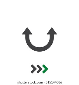 Arrow Icon Vector flat design style
