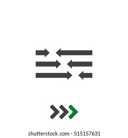 Arrow Icon Vector flat design style