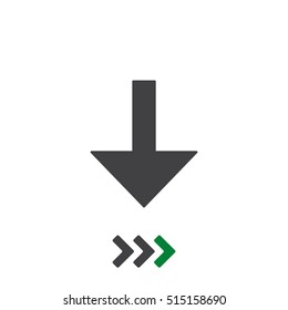 Arrow Icon Vector flat design style