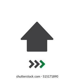 Arrow Icon Vector flat design style
