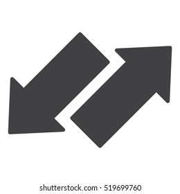 arrow Icon, vector flat design style