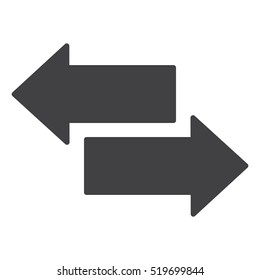 arrow Icon, vector flat design style
