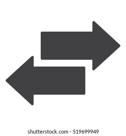 arrow Icon, vector flat design style