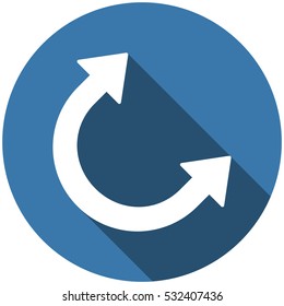 Arrow Icon Vector flat design style