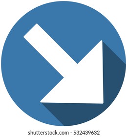 Arrow Icon Vector flat design style